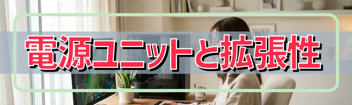 電源ユニットと拡張性