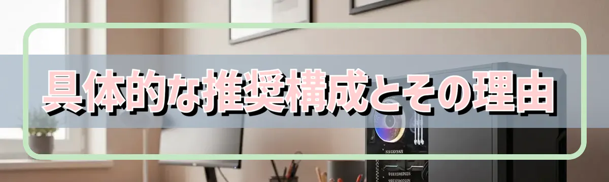 具体的な推奨構成とその理由