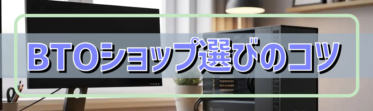 BTOショップ選びのコツ