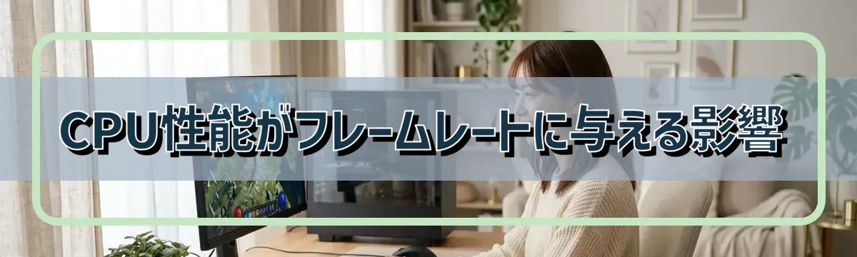 CPU性能がフレームレートに与える影響