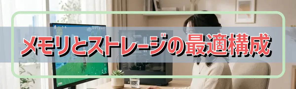 メモリとストレージの最適構成