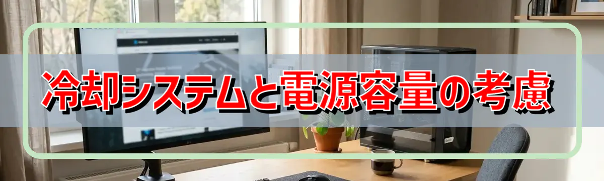 冷却システムと電源容量の考慮