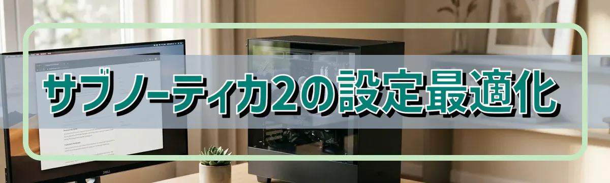 サブノーティカ2の設定最適化