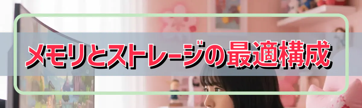 メモリとストレージの最適構成