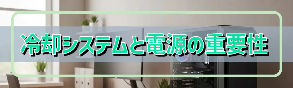 冷却システムと電源の重要性