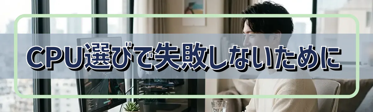 CPU選びで失敗しないために