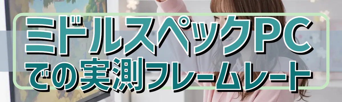 ミドルスペックPCでの実測フレームレート