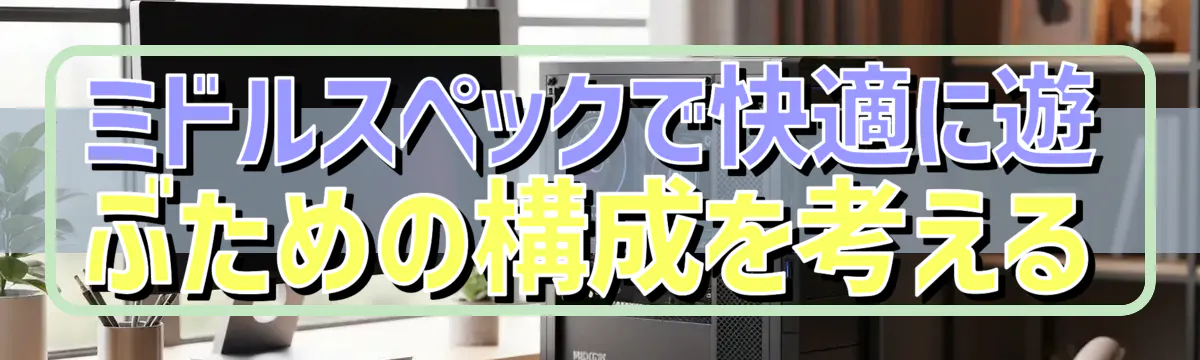 ミドルスペックで快適に遊ぶための構成を考える