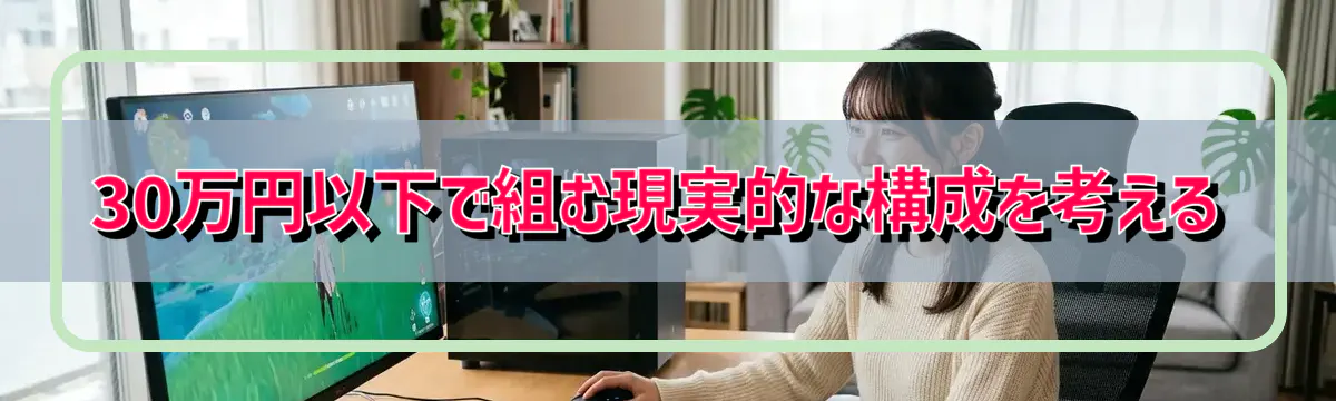 30万円以下で組む現実的な構成を考える