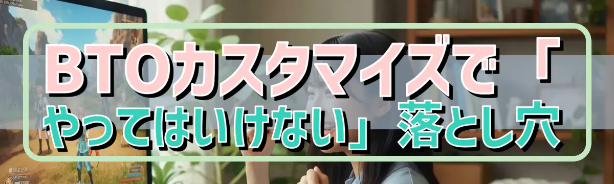 BTOカスタマイズで「やってはいけない」落とし穴
